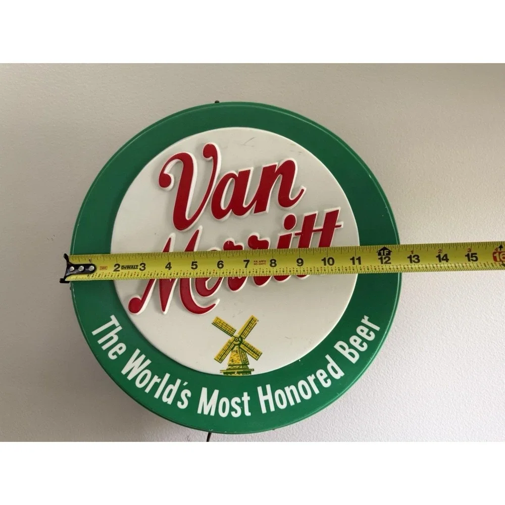 Vintage Van Merritt Beer Lighted Advertising Sign 12.5
